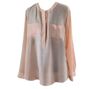 Old Navy sheer peach top